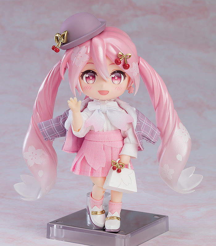 Good Smile Company Nendoroid Doll Sakura Miku: Hanami Outfit Ver. - Hatsune Miku Chibi Figure