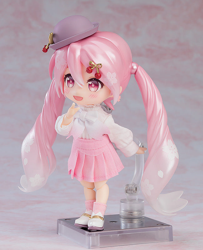 Good Smile Company Nendoroid Doll Sakura Miku: Hanami Outfit Ver. - Hatsune Miku Chibi Figure