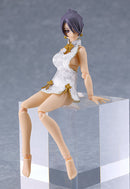 Max Factory 569b figma Female Body (Mika) with Mini Skirt Chinese Dress Outfit (White) - figma Styles Action Figure