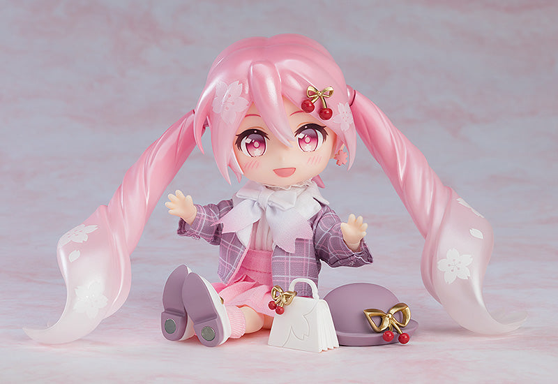 Good Smile Company Nendoroid Doll Sakura Miku: Hanami Outfit Ver. - Hatsune Miku Chibi Figure