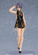 Max Factory 569c figma Female Body (Mika) with Mini Skirt Chinese Dress Outfit (Black) - figma Styles Action Figure
