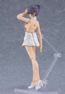 Max Factory 569b figma Female Body (Mika) with Mini Skirt Chinese Dress Outfit (White) - figma Styles Action Figure