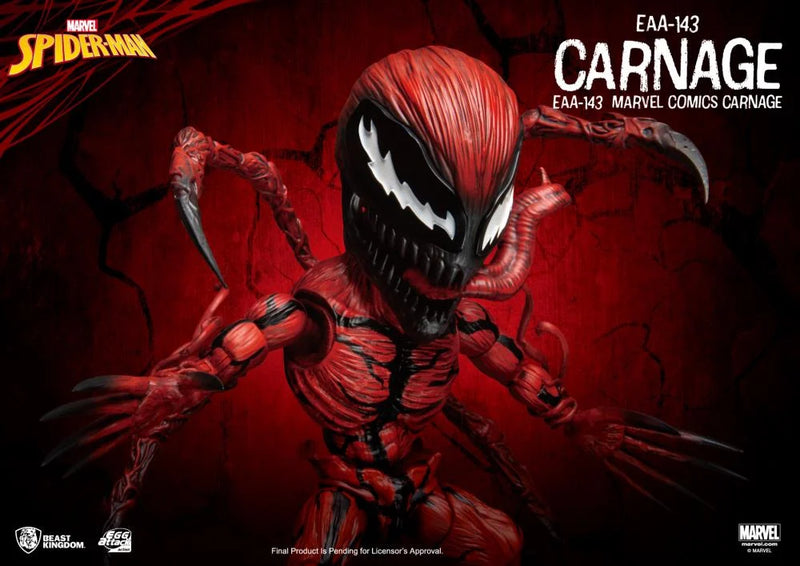 BEAST KINGDOM Egg Attack EAA-143 Carnage - Marvel Action Figure