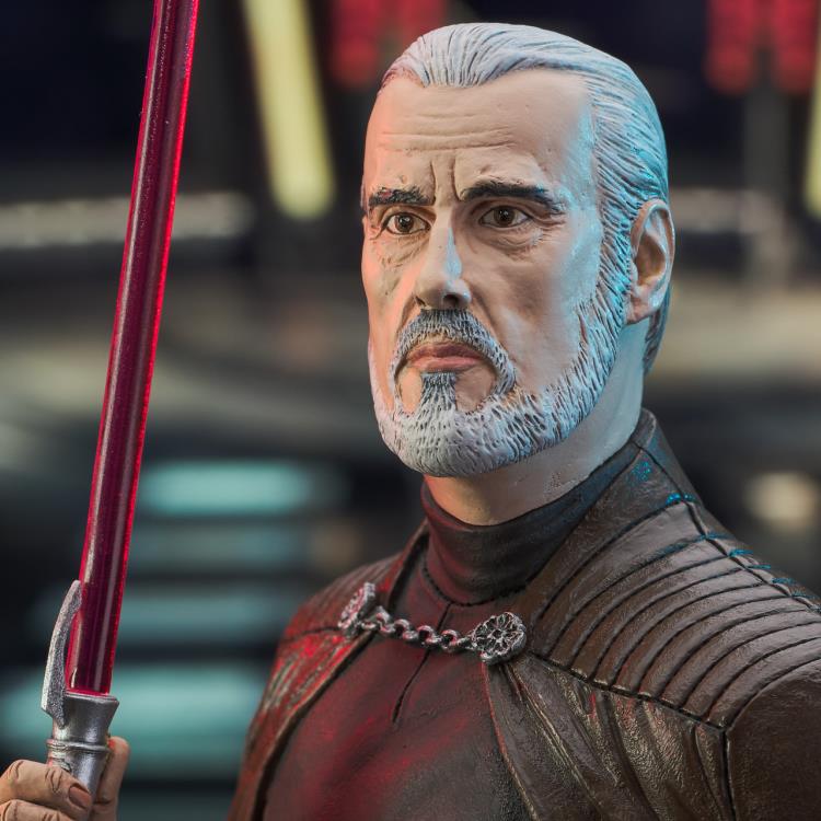 DIAMOND SELECT TOYS Count Dooku 1/6 Bust - Star Wars Scale Figure