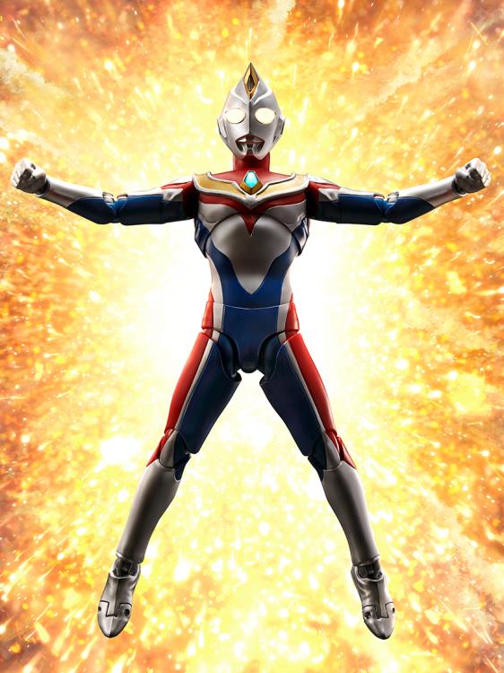 BANDAI Tamashii Nations S.H.Figuarts Shinkocchou Seihou Ultraman Dyna Flash Type - Ultraman Dyna Action Figure