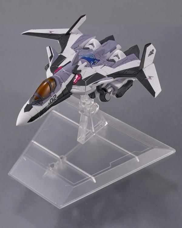 BANDAI Tamashii Nations Tiny Session VF-31J Siegfried with Kaname Buccaneer - Macross Delta Action Figure