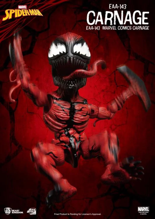 BEAST KINGDOM Egg Attack EAA-143 Carnage - Marvel Action Figure