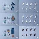 Megahouse G.M.G. Earth Federation Force 04,05,06 Sayla Mass set (with gift) - Gundam Action Figure