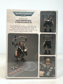 JOYTOY Warhammer 40k Astra Militarum Cadian Command Squad Veteran with Master Vox 1/18 Scale Action Figure