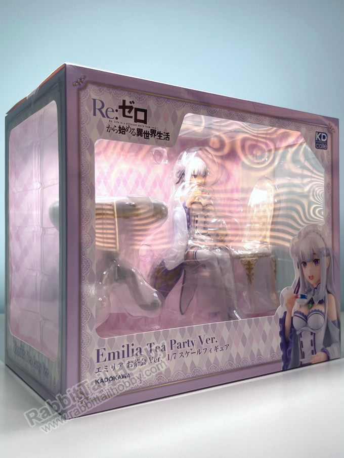 KADOKAWA Kdcolle Emilia: Tea Party Ver. (re-run) - Re:ZERO -Starting Life in Another World- 1/7 Scale Figure