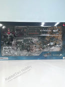 Square Enix Play Arts Kai Shinra Elite Security Officer & Motorcycle Set - Final Fantasy VII Remake Action Figure