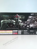 Square Enix Play Arts Kai Shinra Elite Security Officer & Motorcycle Set - Final Fantasy VII Remake Action Figure