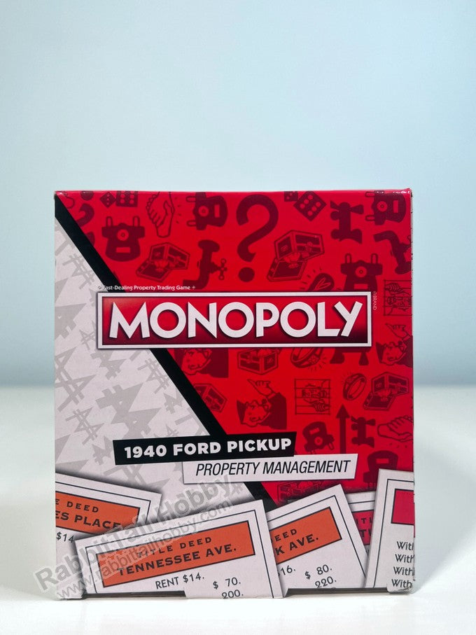 Auto World Monopoly 1940 Ford Property Management Truck 1/18 Scale Model