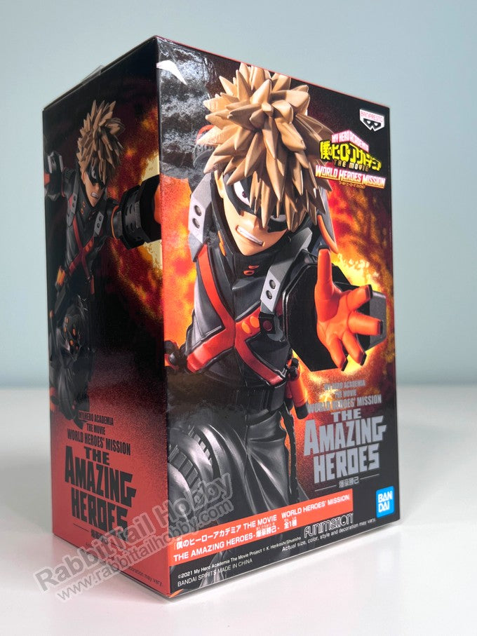 Banpresto The Amazing Heroes World Heroes’ Mission Katsuki Bakugo - My Hero Academia Prize Figure