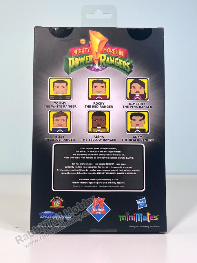 DIAMOND SELECT TOYS Power Rangers 1995 MOVIE Minimates Box Set NYCC 2022 Exclusive - Chibi Figure