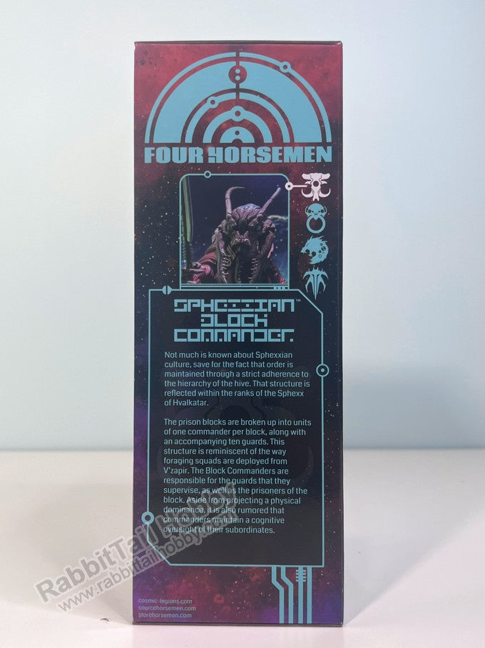 Four Horsemen Cosmic Legions Sphexxian Block Commander (Deluxe) - Hvalkatar: Book One Action Figure