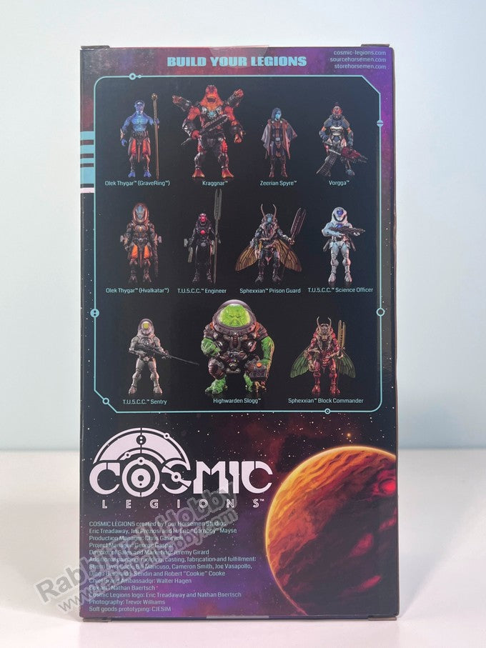 Four Horsemen Cosmic Legions Sphexxian Block Commander (Deluxe) - Hvalkatar: Book One Action Figure
