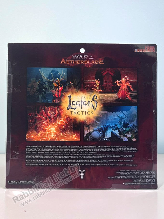 Four Horsemen Mythic Legions Deluxe Female Elf Builder War of the Aetherblade Action Figure