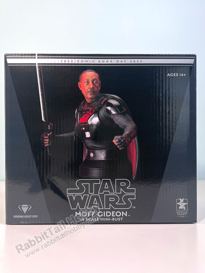 DIAMOND SELECT TOYS FCBD 2022 The Mandalorian Moff Gideon 1/6 Scale Limited Edition Bust - Star Wars Scale Figure