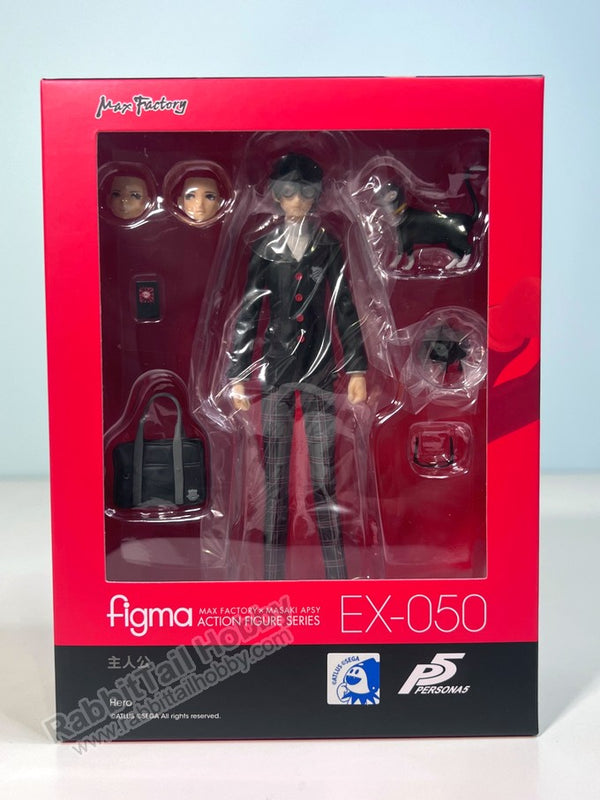 Max Factory Persona 5 Hero Figma Action Figure - Multicolor With Morgana Cat & Multiple Face Plates