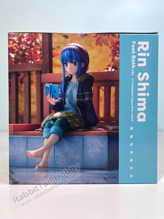 Amiami X Amakuni Rin Shima Footbath ver. - Laid-Back Camp 1/7 Scale Figure