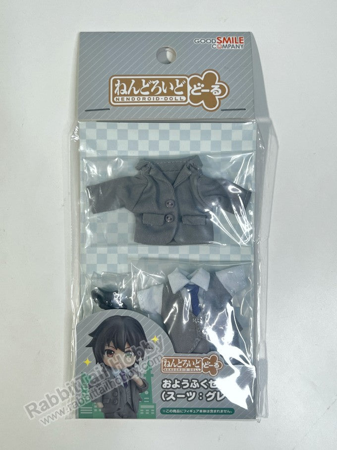 Good Smile Company Nendoroid Doll Outfit Set: Suit (Gray) (re-run) - Nendoroid Doll Accessories