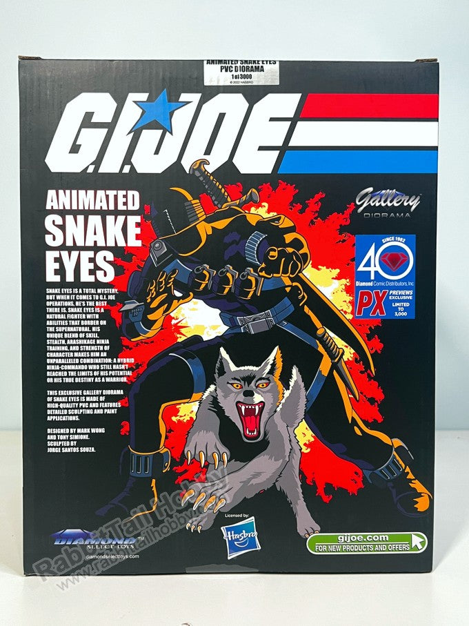 DIAMOND SELECT TOYS  G.I. Joe Gallery Snake Eyes & Timber Previews Exclusive - Non Scale Figure