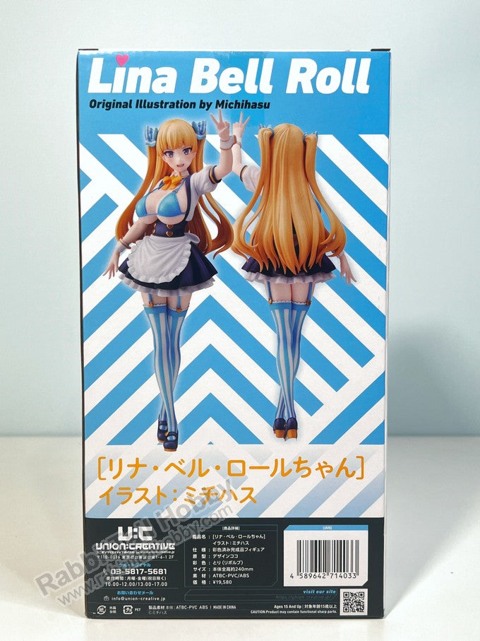 Union Creative Michi Hasu Illustration Rina Bell Roll-chan Complete Figure - Original Character Non Scale Figure