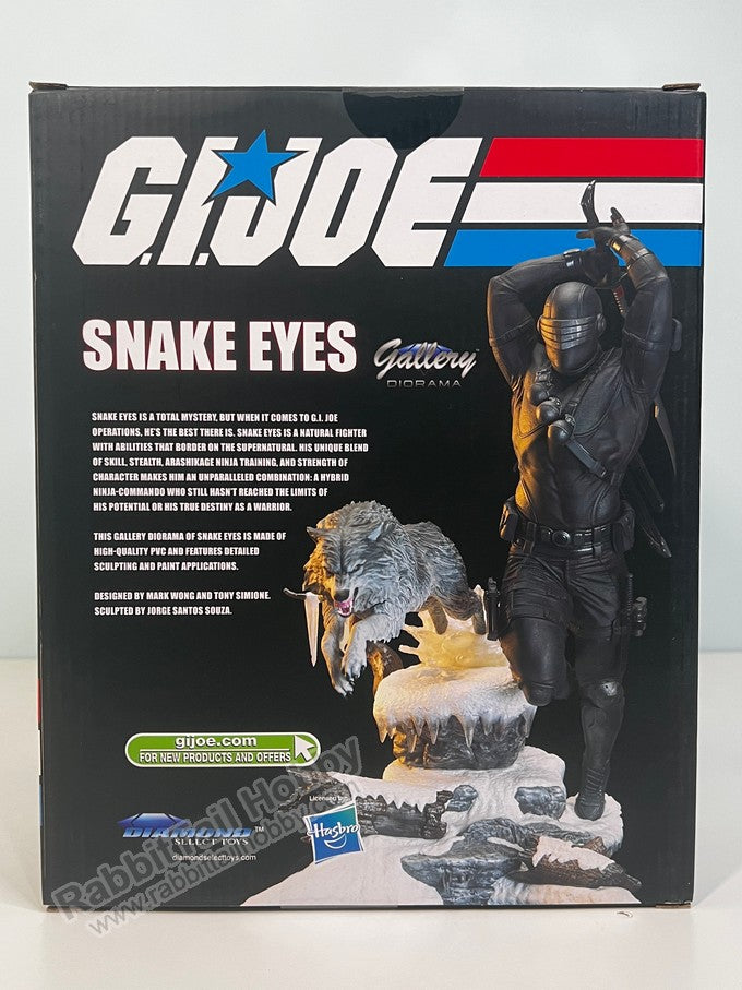 DIAMOND SELECT TOYS G.I. Joe Gallery Snake Eyes & Timber Figure Diorama - Non Scale Figure