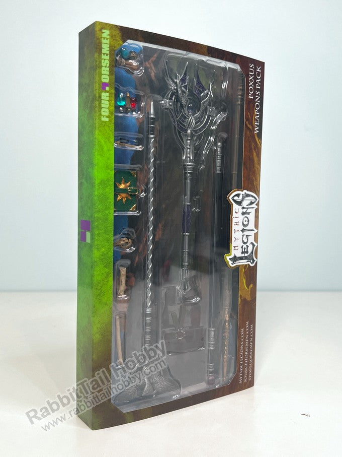 Four Horsemen Mythic Legions Weapons Pack (Poxxus) - Poxxus Action Figure