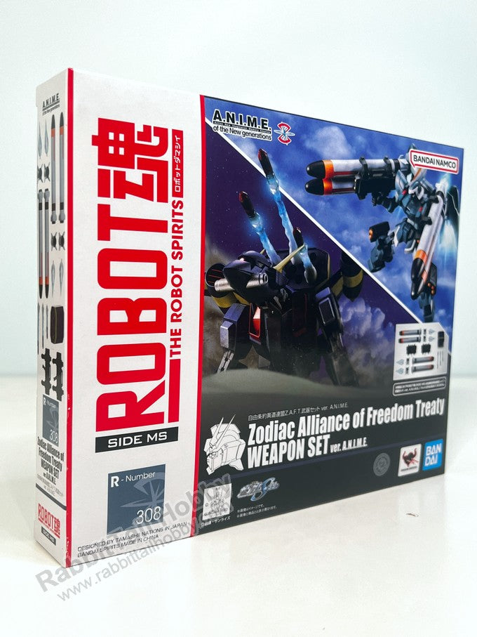 BANDAI Tamashii Nations Robot Spirits Gundam Zodiac Alliance of Freedom Treaty Weapon Set Ver. A.N.I.M.E. - Gundam SEED Action Figure