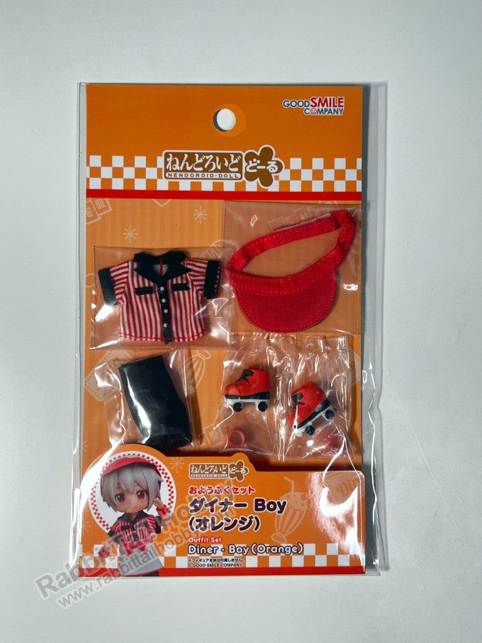 Good Smile Company Nendoroid Doll Outfit Set Diner Boy (Orange) - Nendoroid Doll Accessories