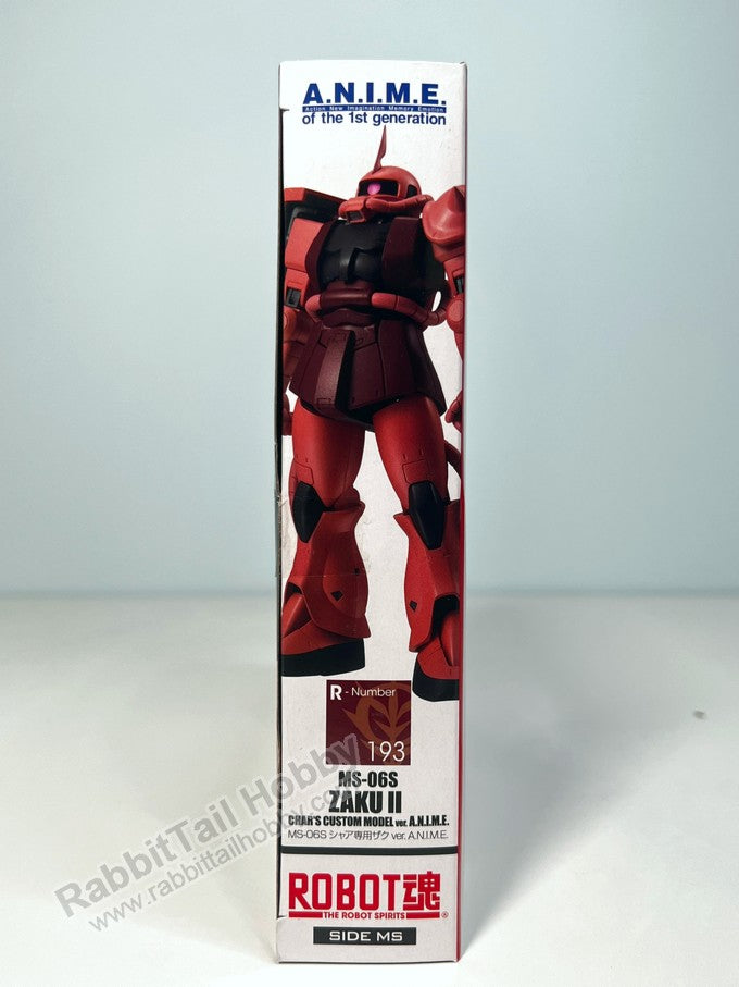 BANDAI Tamashii Nations Robot Spirits MS-06S Char's Zaku II Ver. A.N.I.M.E. - Gundam Action Figure