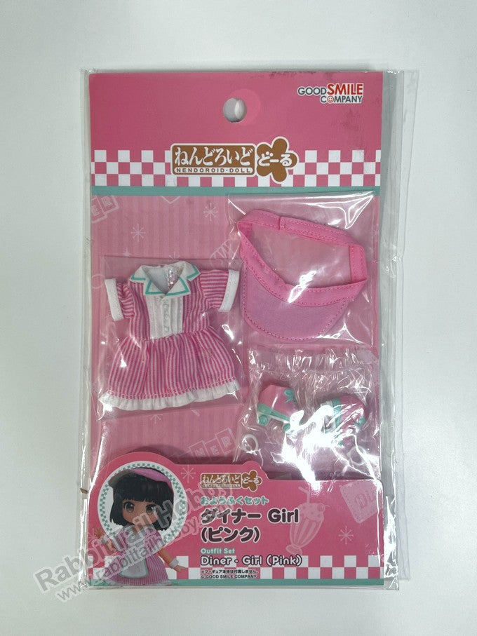 Good Smile Company Nendoroid Doll Outfit Set Diner Girl (Pink) - Nendoroid Doll Accessories