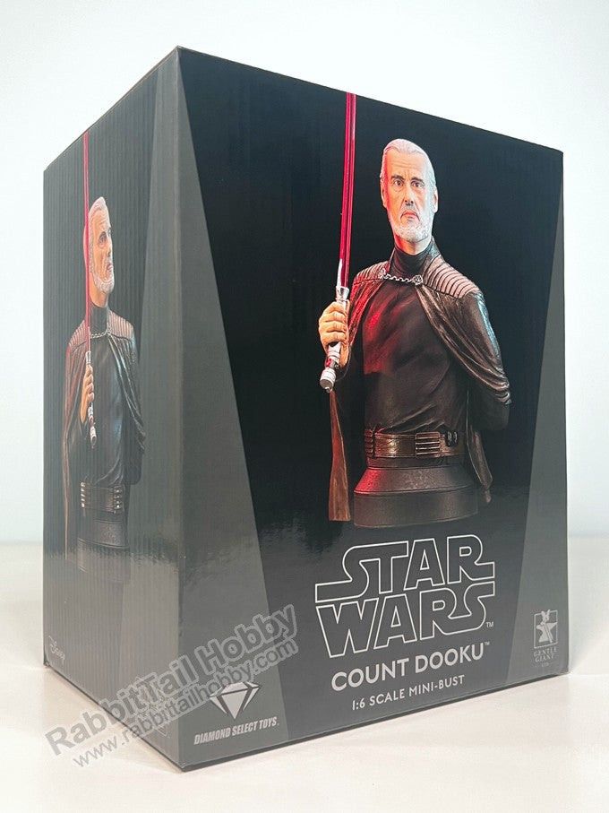 DIAMOND SELECT TOYS Count Dooku 1/6 Bust - Star Wars Scale Figure