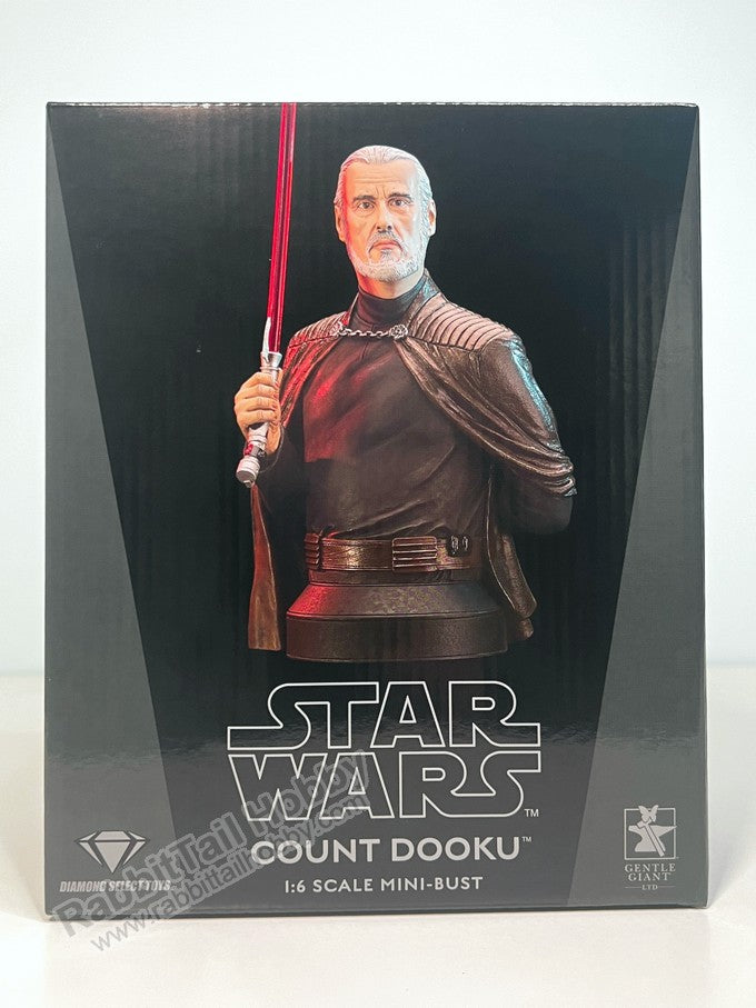 DIAMOND SELECT TOYS Count Dooku 1/6 Bust - Star Wars Scale Figure