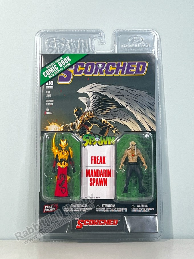 MCFARLANE Spawn Page Punchers 2pk Freak and Mandarin Spawn 3in Action Figures with Comic