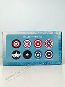 DIAMOND SELECT TOYS Porcelain Shield Collection Captain America Box Full Set Comic Ver. (8 Pcs) - Marvel