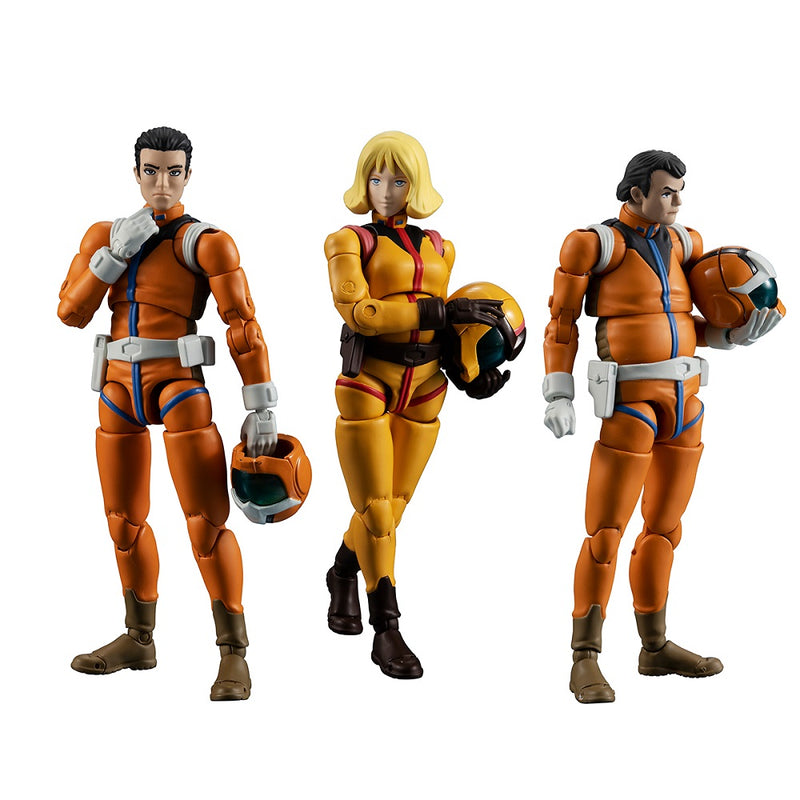 Megahouse G.M.G. Earth Federation Force 04,05,06 Sayla Mass set (with gift) - Gundam Action Figure