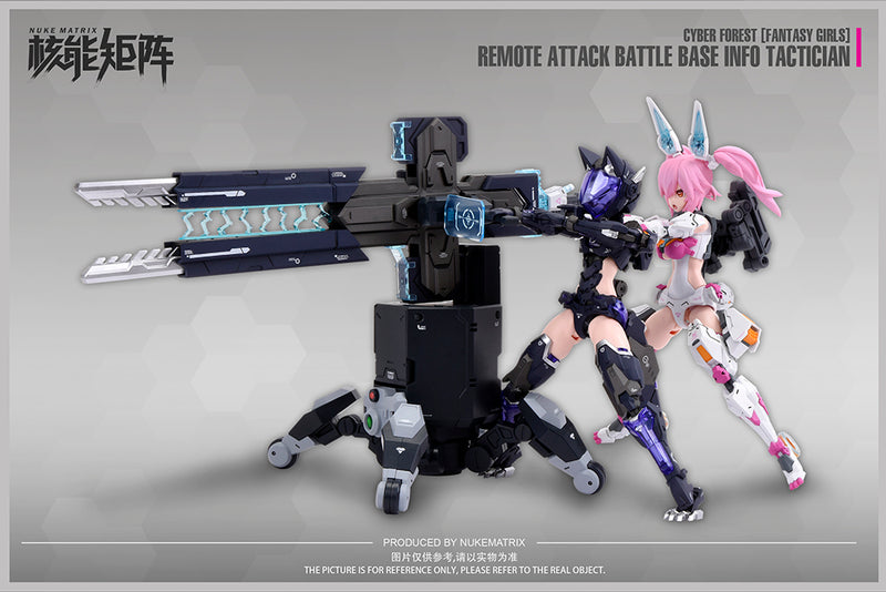NUKE MATRIX Cyber Forest Fantasy Girls Remote Attack Battle Base Info Tactician Model Kit