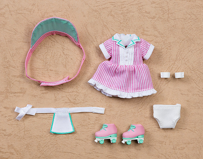Good Smile Company Nendoroid Doll Outfit Set Diner Girl (Pink) - Nendoroid Doll Accessories