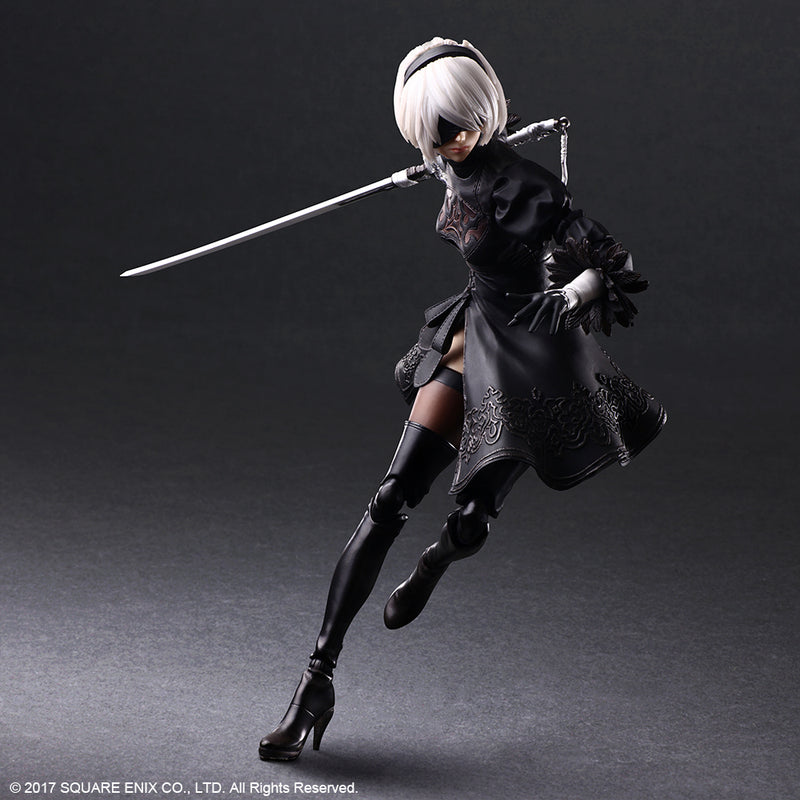 Square Enix Play Arts Kai 2B (YoRHa No. 2 Type B) DELUXE Ver. - NieR Action Figure
