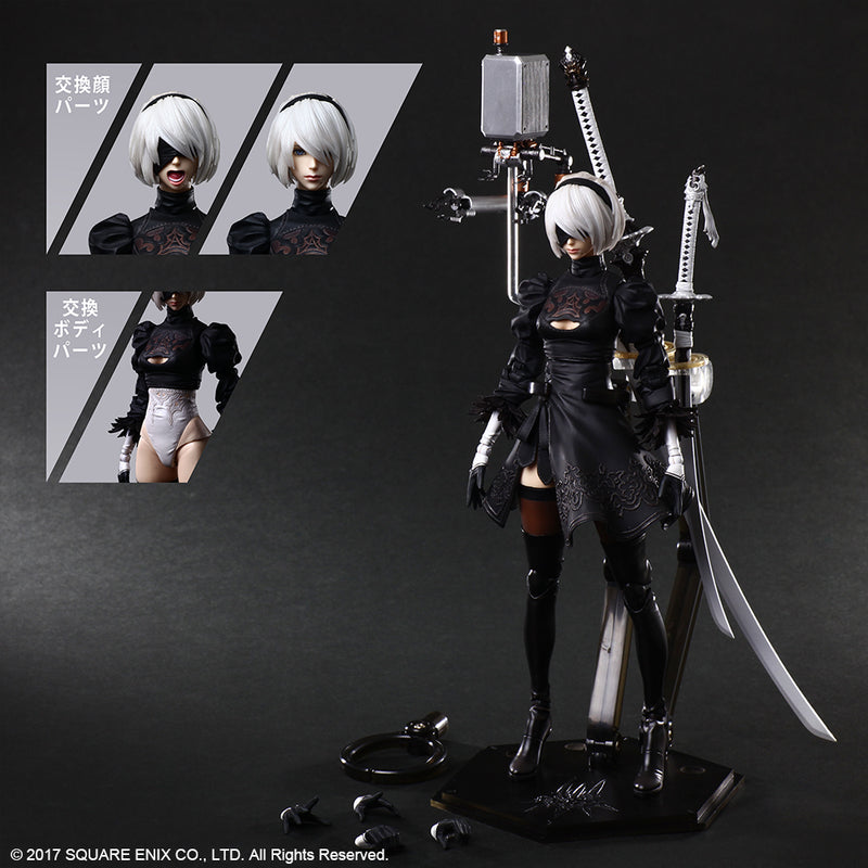 Square Enix Play Arts Kai 2B (YoRHa No. 2 Type B) DELUXE Ver. - NieR Action Figure