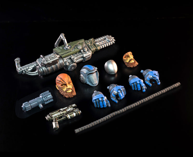Four Horsemen Cosmic Legions Vellok Speer - OxKrewe: Book One, Thraxxon Action Figure