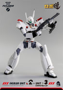 ThreeZero Robo-Dou Ingram Unit 2 + Unit 3 Compatible Set - Mobile Police Patlabor Action Figure