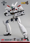 ThreeZero Robo-Dou Ingram Unit 2 + Unit 3 Compatible Set - Mobile Police Patlabor Action Figure