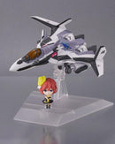 BANDAI Tamashii Nations Tiny Session VF-31J Siegfried with Kaname Buccaneer - Macross Delta Action Figure
