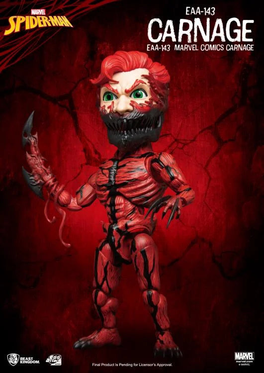 BEAST KINGDOM Egg Attack EAA-143 Carnage - Marvel Action Figure