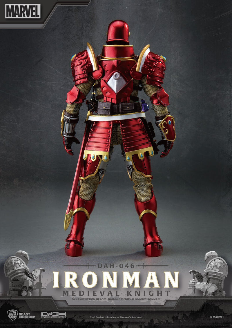 BEAST KINGDOM Dynamic 8ction Heroes DAH-046 Medieval Knight Iron Man - Marvel Action Figure