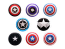 DIAMOND SELECT TOYS Porcelain Shield Collection Captain America Box Full Set Comic Ver. (8 Pcs) - Marvel